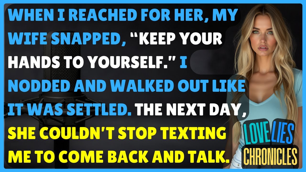 My Wife Said Keep Your Hands to Yourself, and My Exit Sparked Messages She Didn’t Expect Next Day