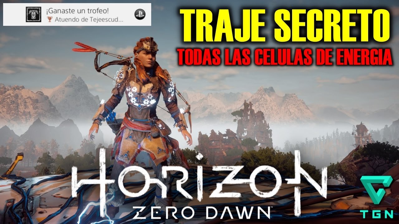 TRAJE SECRETO Y UBICACION DE TODAS LAS CELULAS DE ENERGIA | HORIZON ZERO DAWN | TUTORIAL