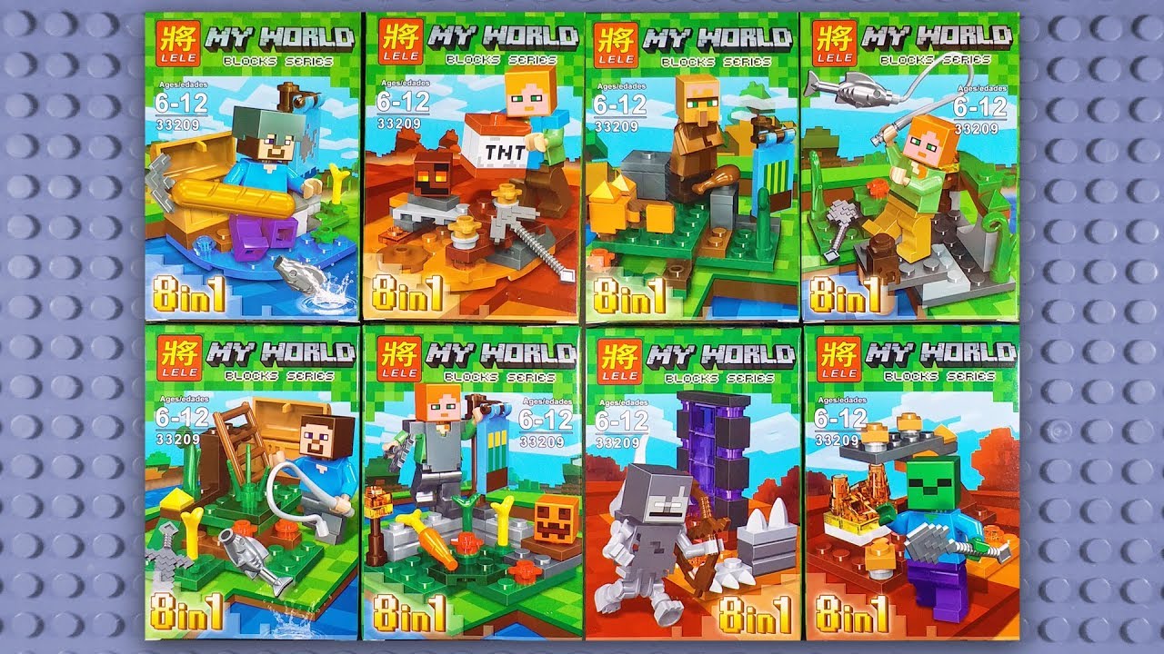 LEGO Minecraft My World Minifigures (knock-off) LELE 33209