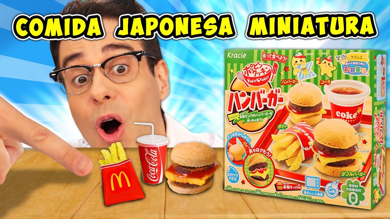 Hago HAMBURGUESAS MINIATURA de DULCES JAPONESES | El Gallinero de Mike