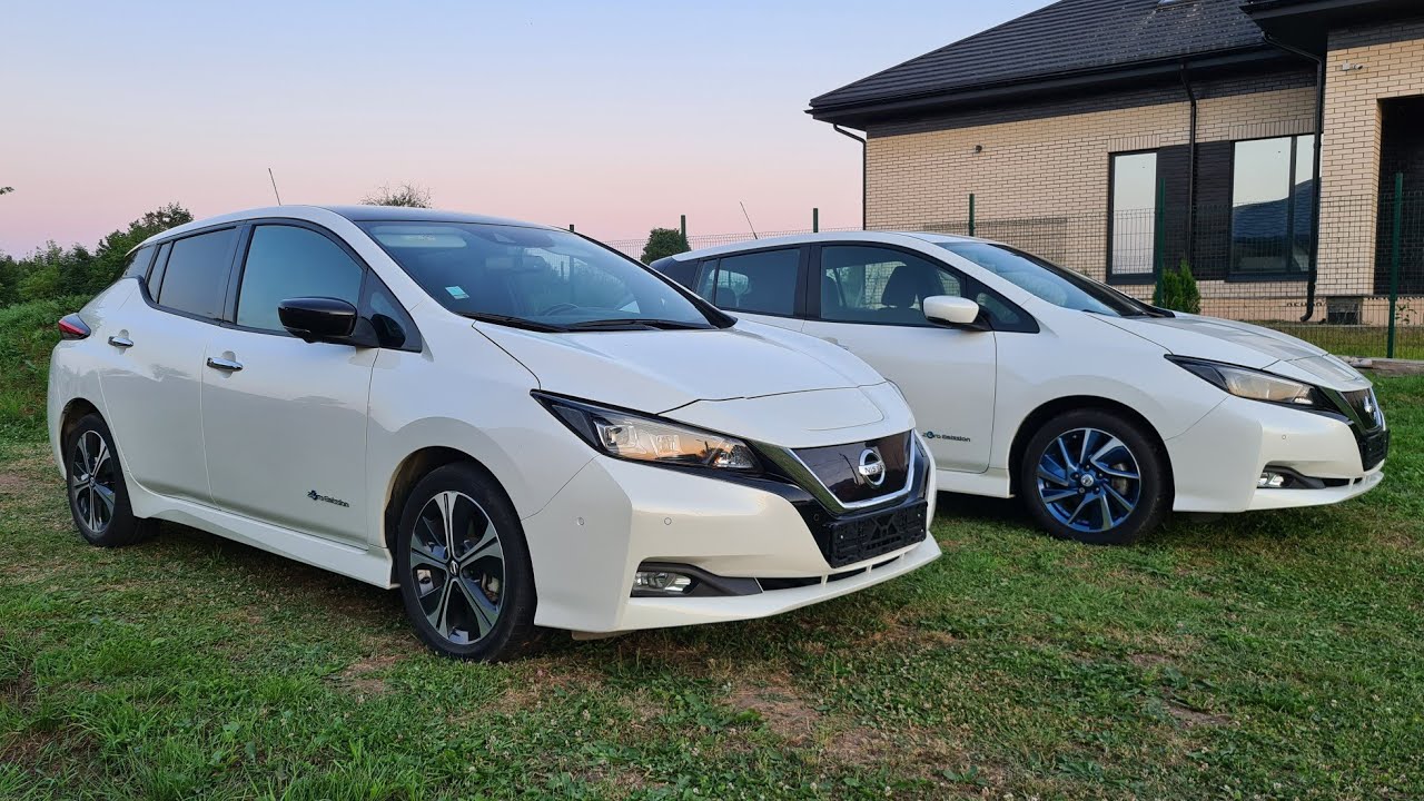 Tekna и Acenta Nissan leaf 40 kwh Ze1 2018. Сравнение 2-х из 4-х возможных Европейских комплектаций.