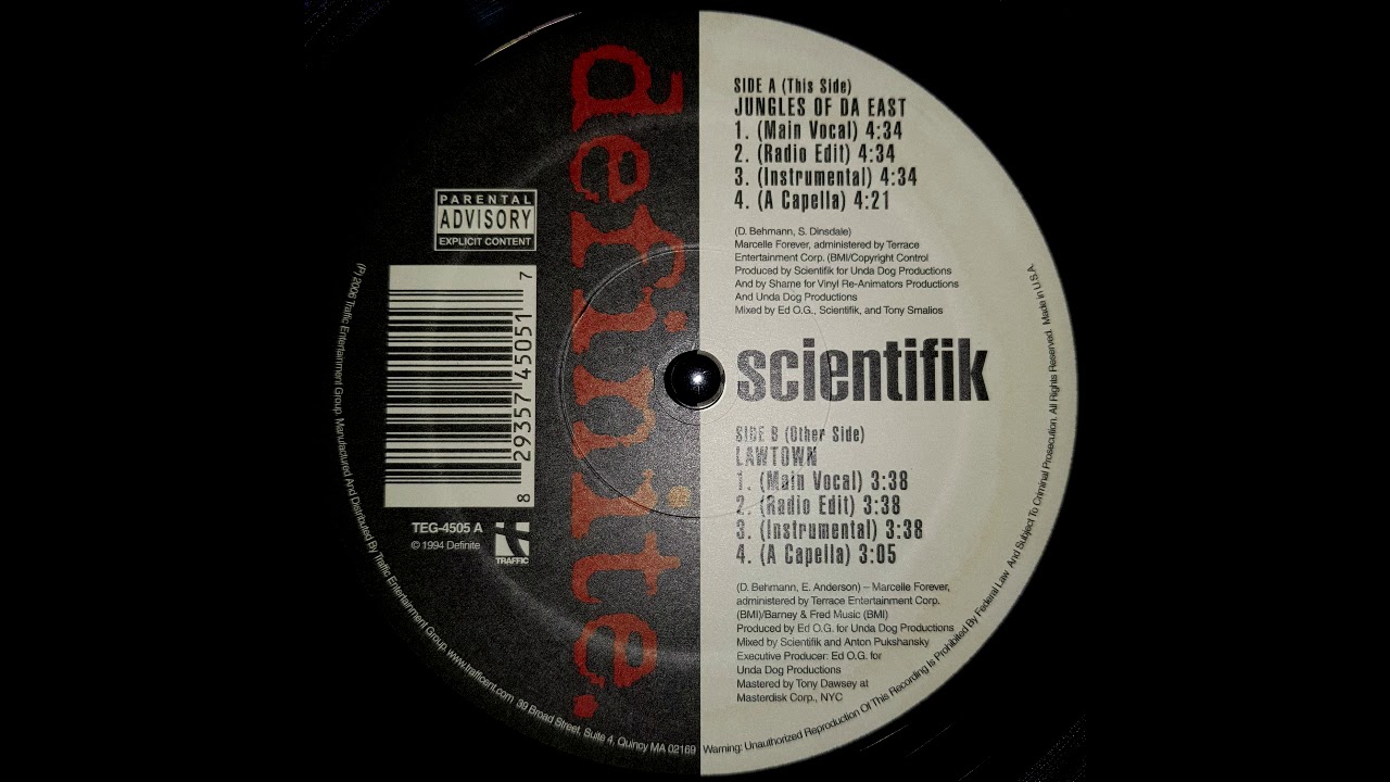 Scientifik - Lawtown (Edo.G Instrumental) (1994) [HQ]