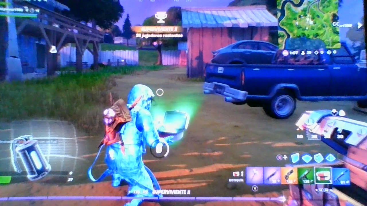 jugando la nueva temporada de fortnite(temporada 7 cap 2)
