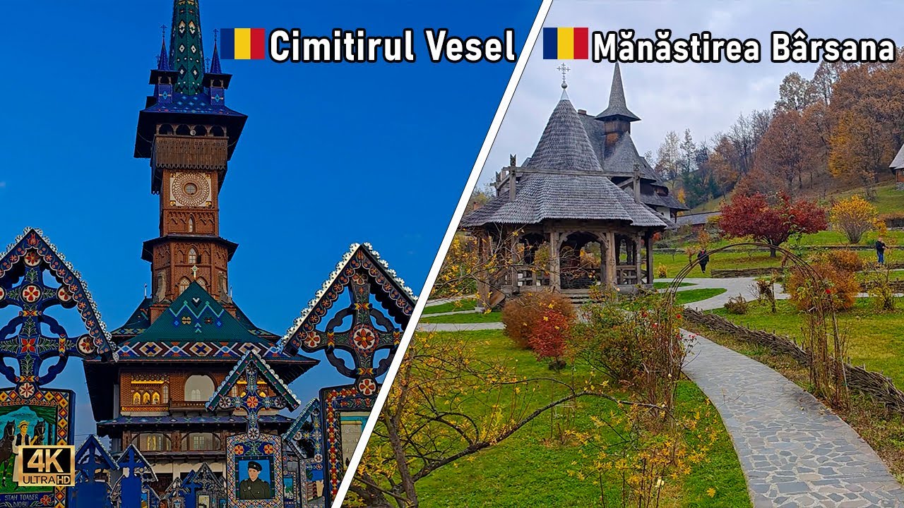 Traseu prin inima Maramureșului: Cimitirul Vesel, Bârsana și Sighetu Marmației (4K UHD)
