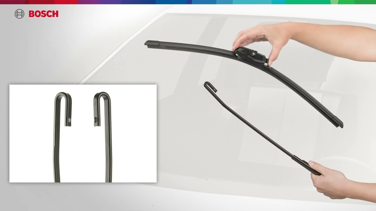 Plumas limpiaparabrisas Bosch Clear Advantage™: Instalación y desinstalación Hook (Gancho)