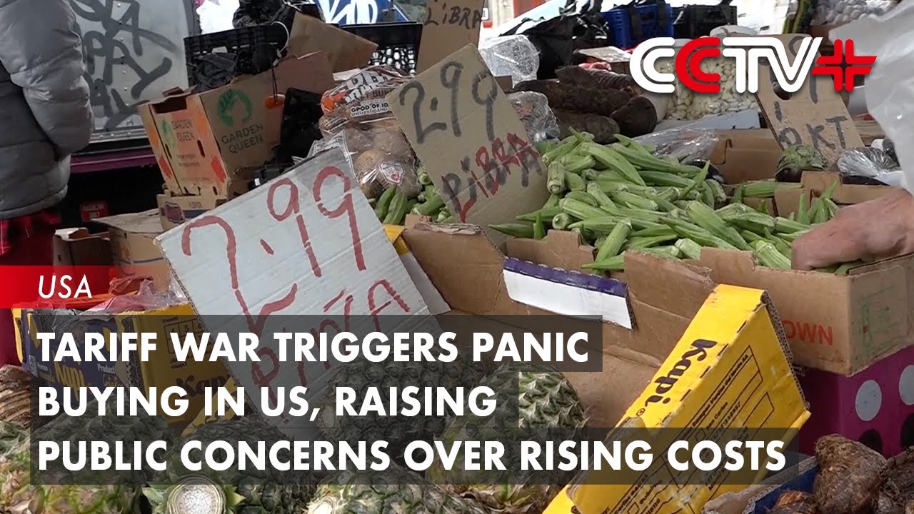 Tariff War Triggers Panic Buying in US, Raising Public Concerns over Rising Costs
