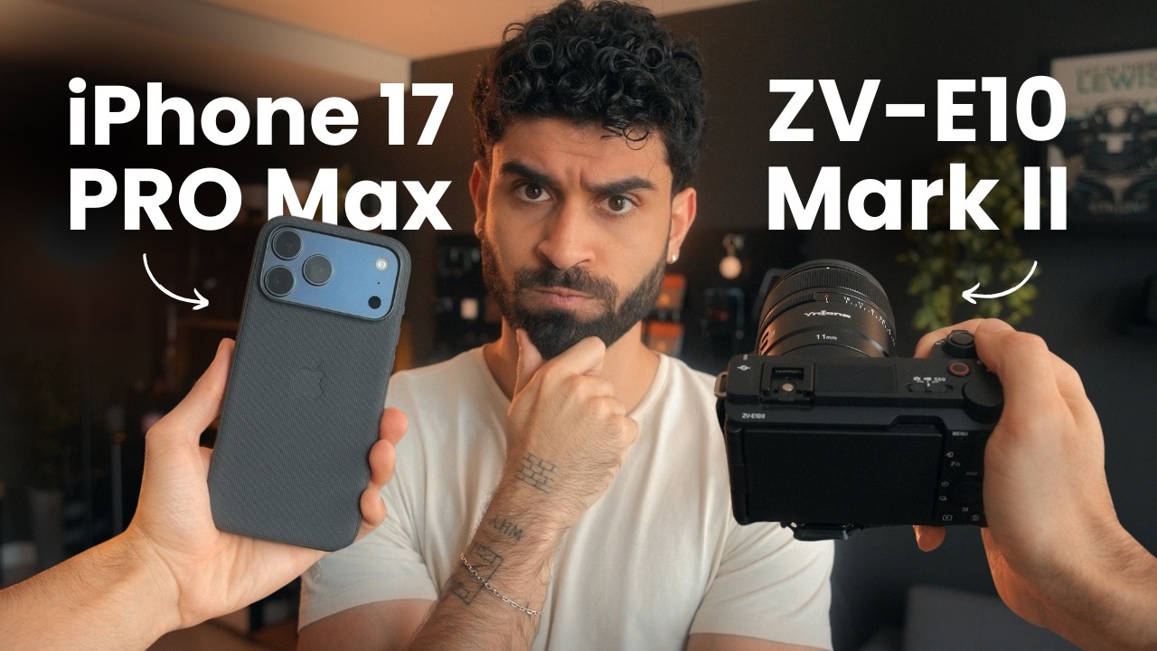 iPhone 17 Pro Max ou Sony ZV-E10 2? Qual REALMENTE Vale a Pena?