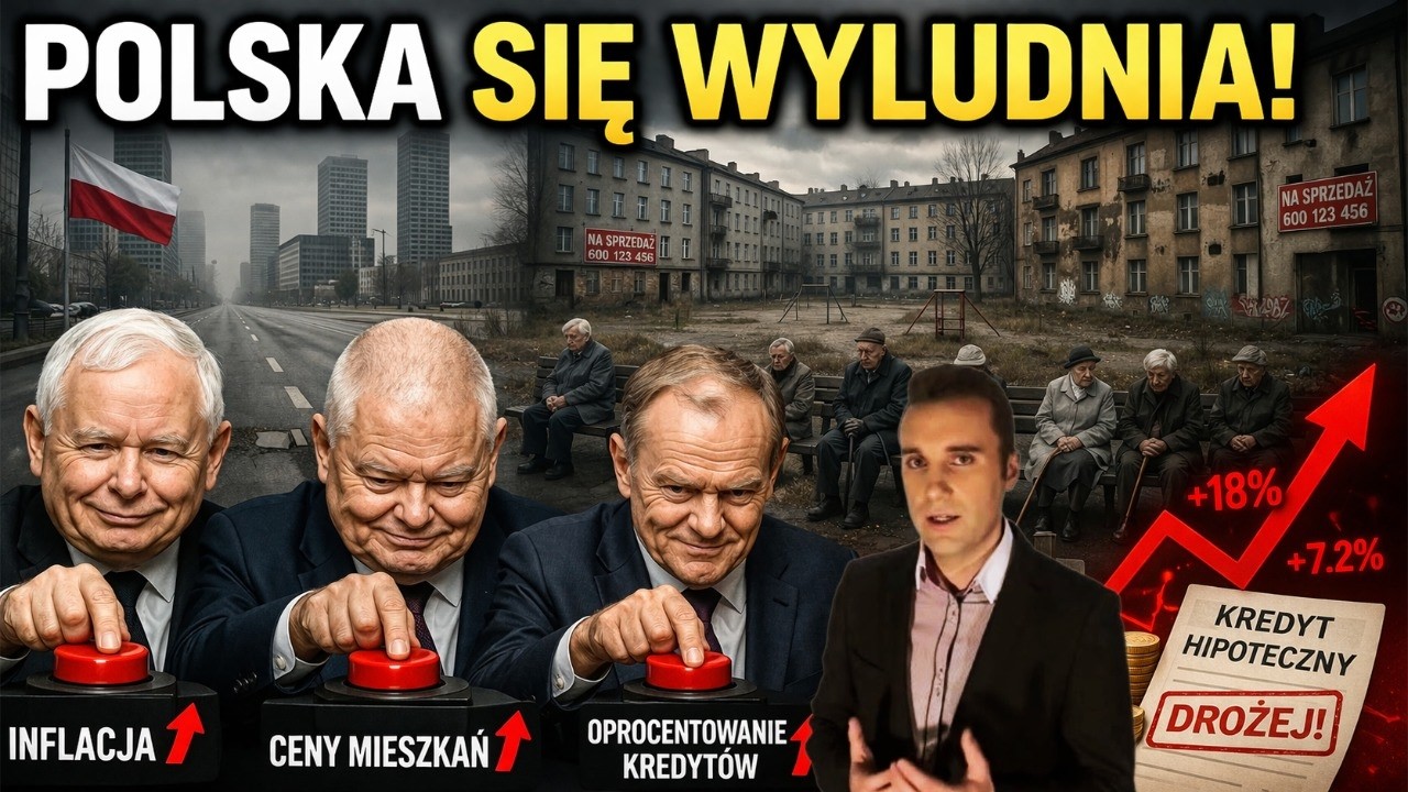 Oprocentowanie kredyt&oacute;w 15%  Ceny nieruchomości lecą w d&oacute;ł! Polska się Wyludnia