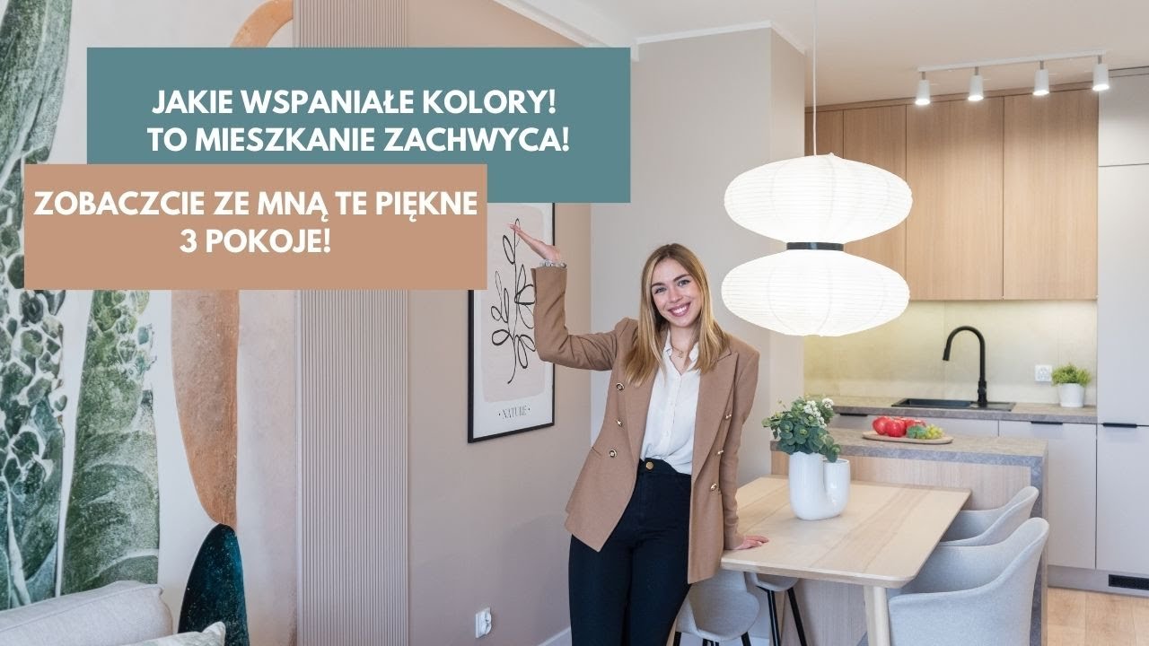 To mieszkanie ZACHWYCA i nie ma wad! Home tour 3 pokoi na zielonym osiedlu na Podolanach! 🥰
