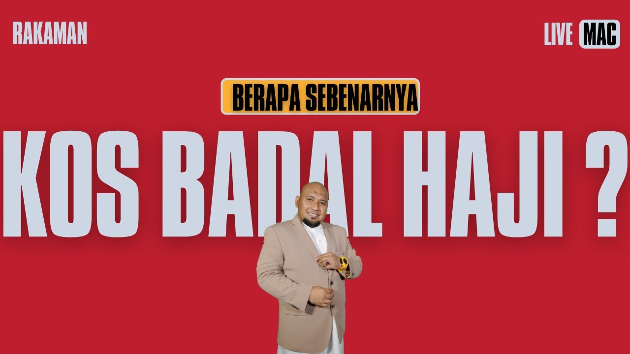 KOS SEBENAR BADAL HAJI | RAKAMAN LIVE 22 MAC 2025