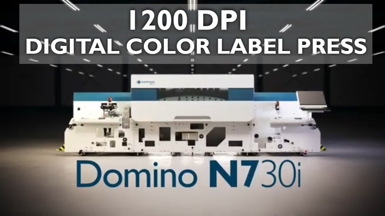 The Domino N730i 1200dpi Digital Color Label Press