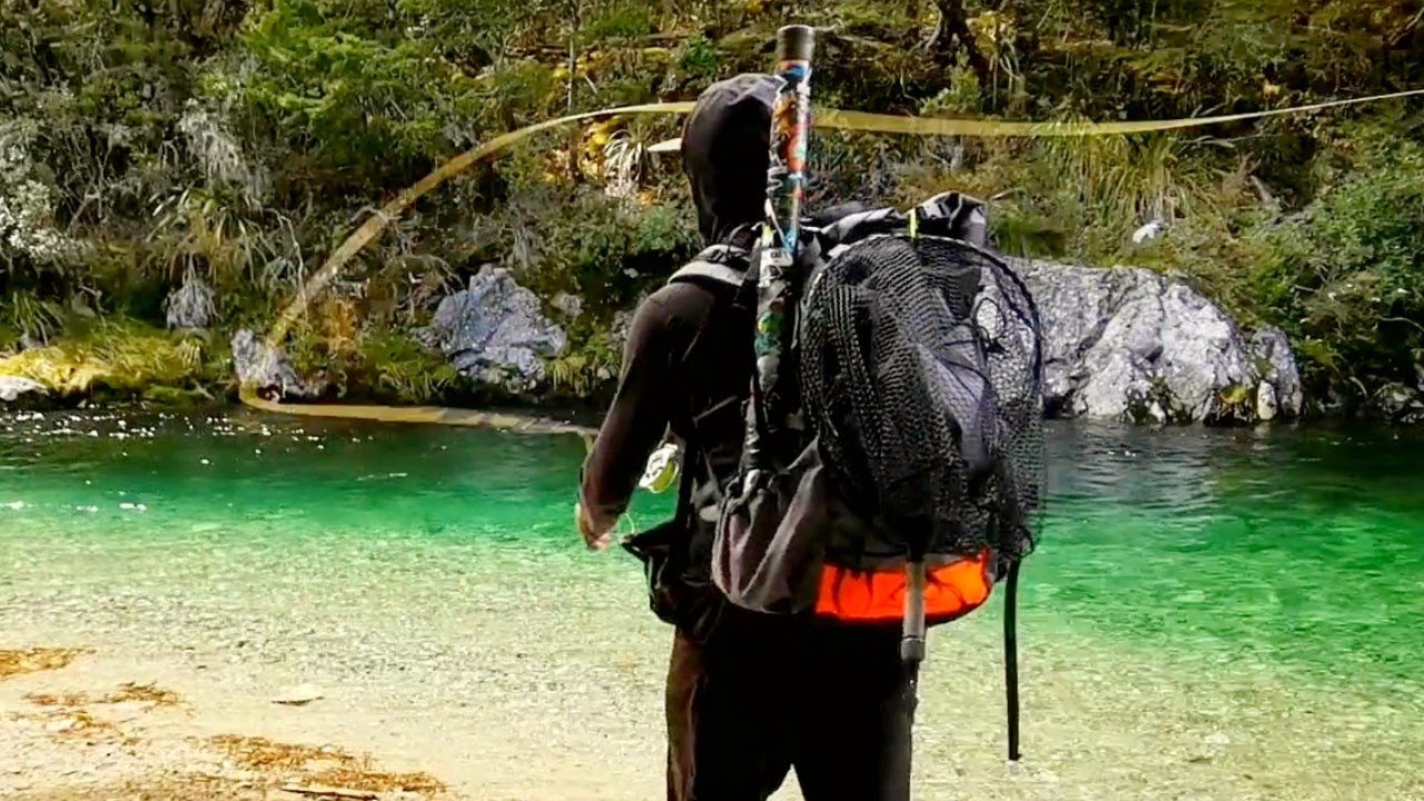 Crystal Clear River full of HUGE Brown Trout (New Zealand) S