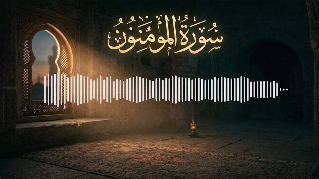 تلاوة هادئة تريح الأعصاب - سورة المؤمنون