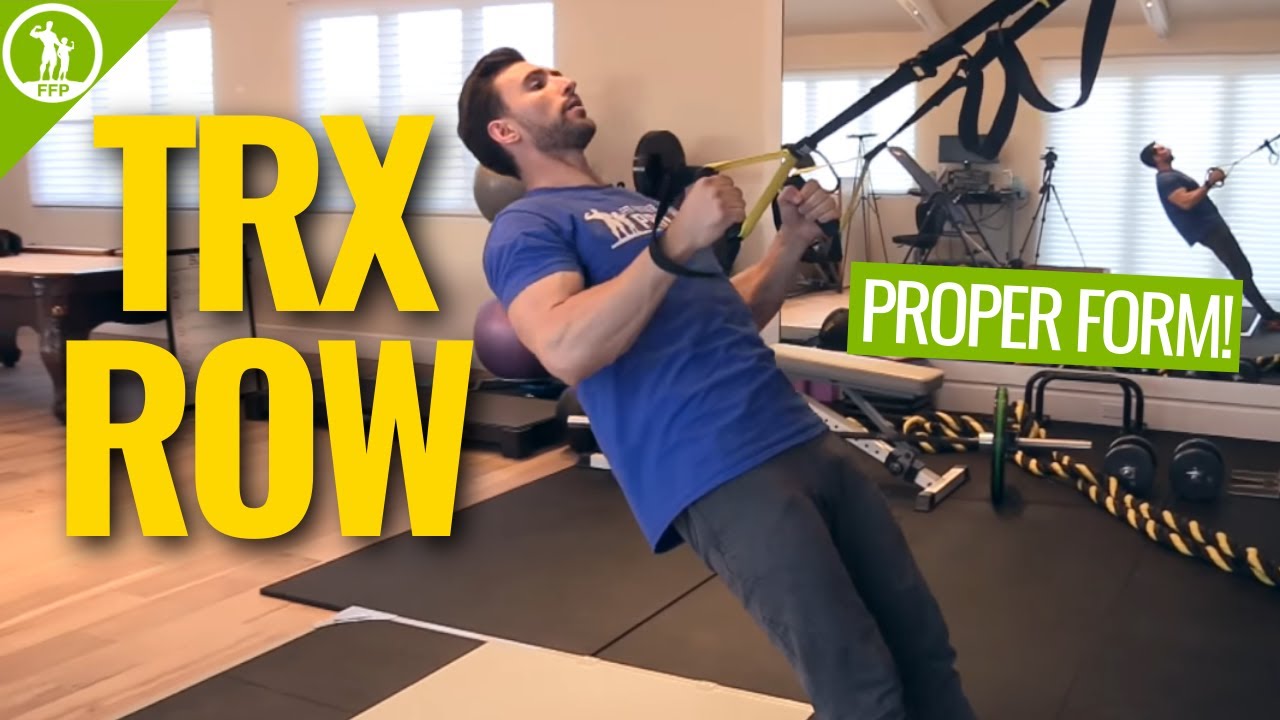 TRX Row — (упражнение на тренировку спины с подвесом)