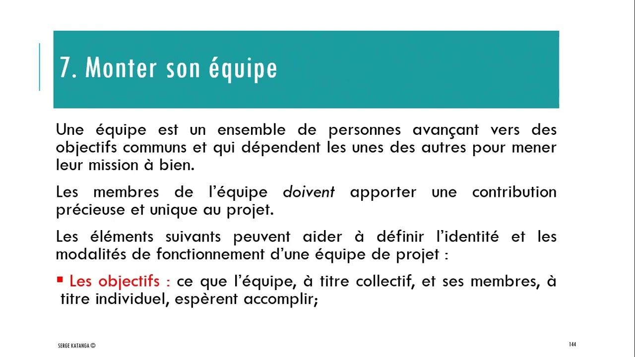 [Gestion de Projet] Leçon 5 : Ressources d'un projet (Partie 2)