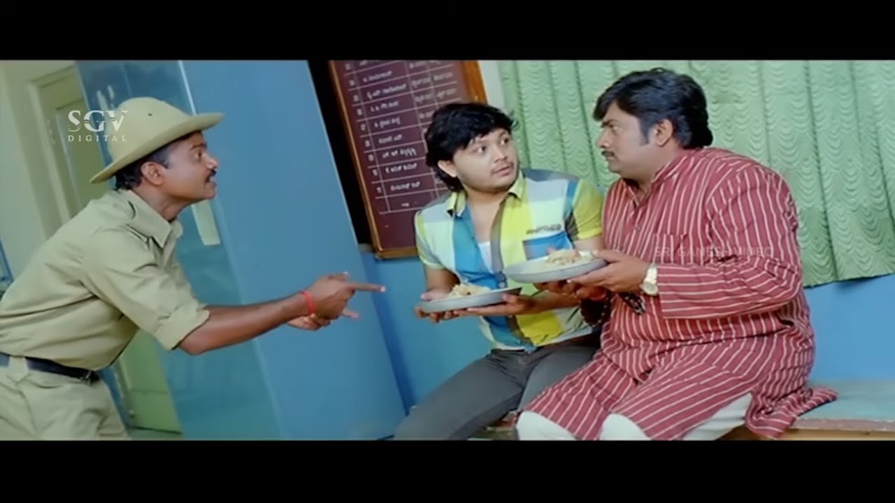 ಪಿಕ್ ಪಾಕೆಟ್ ಕೇಸ್'ಗೆ ಕುಷ್ಕ, ಮರ್ಡರ್ ಕೇಸ್'ಗೆ ಬಿರಿಯಾನಿ | Non Stop Comedy Scenes | Mr. 420 Kannada Movie