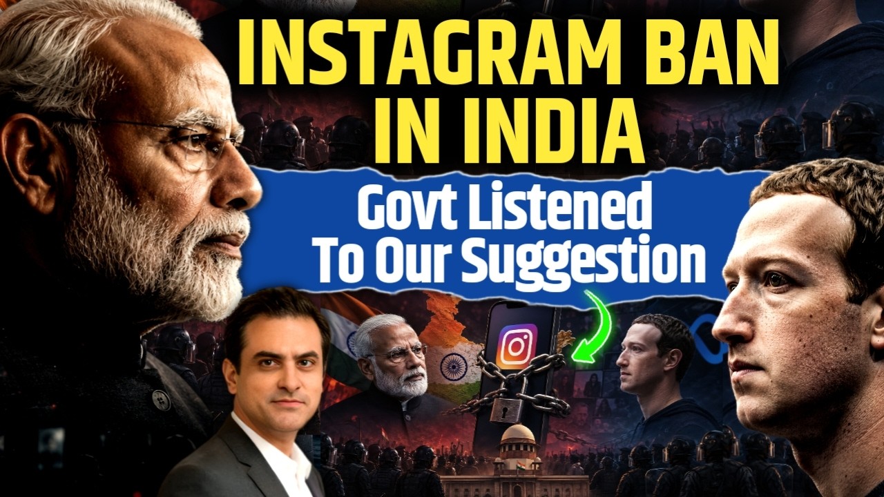 INSTAGRAM BAN IN INDIA, Govt Listened to Our Suggestion | CWSJ-3478 | Sumeet Jain