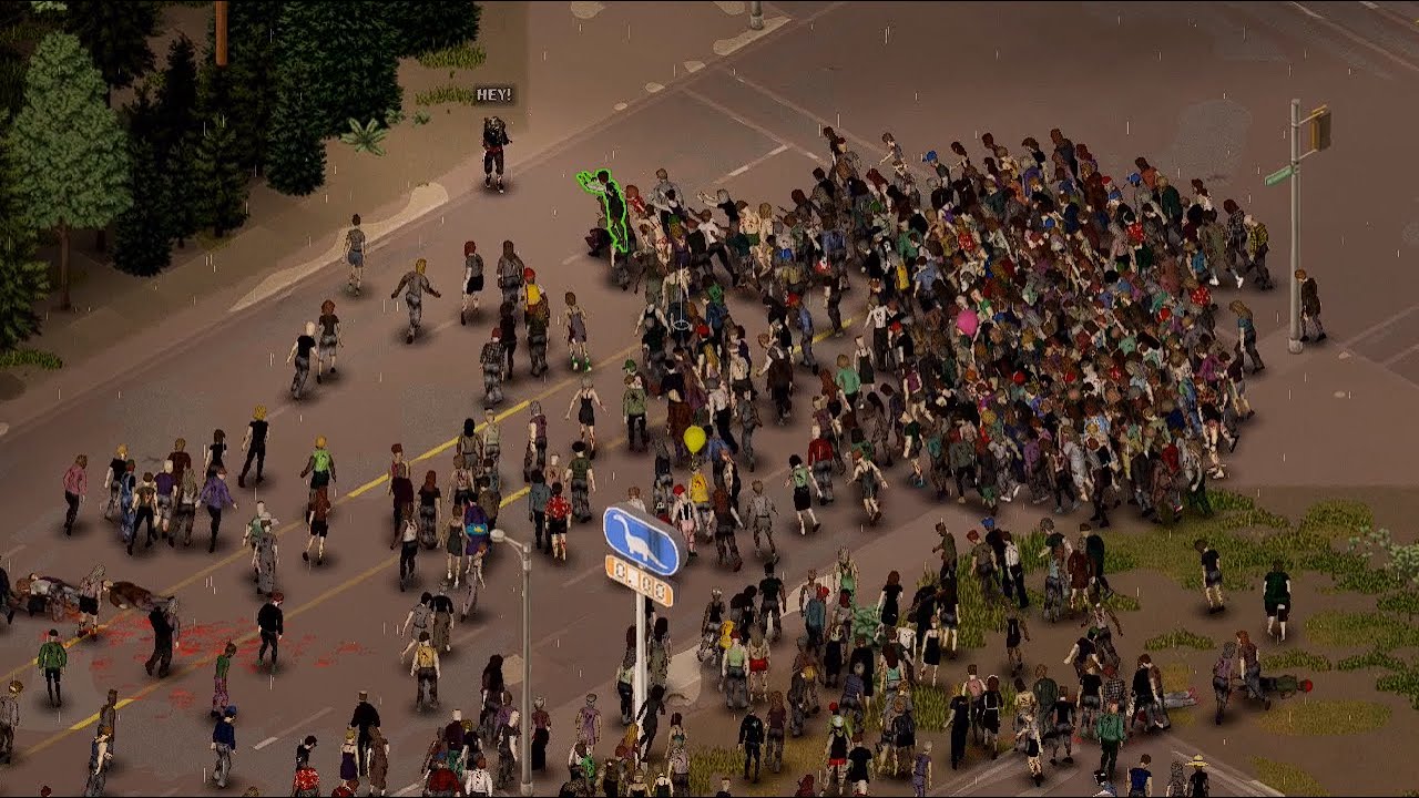 Largest Horde You'll Find Outside of Louisville | Project Zomboid