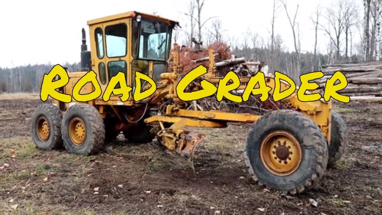 Road Maintenance And Repair with a Caterpillar Road Grader