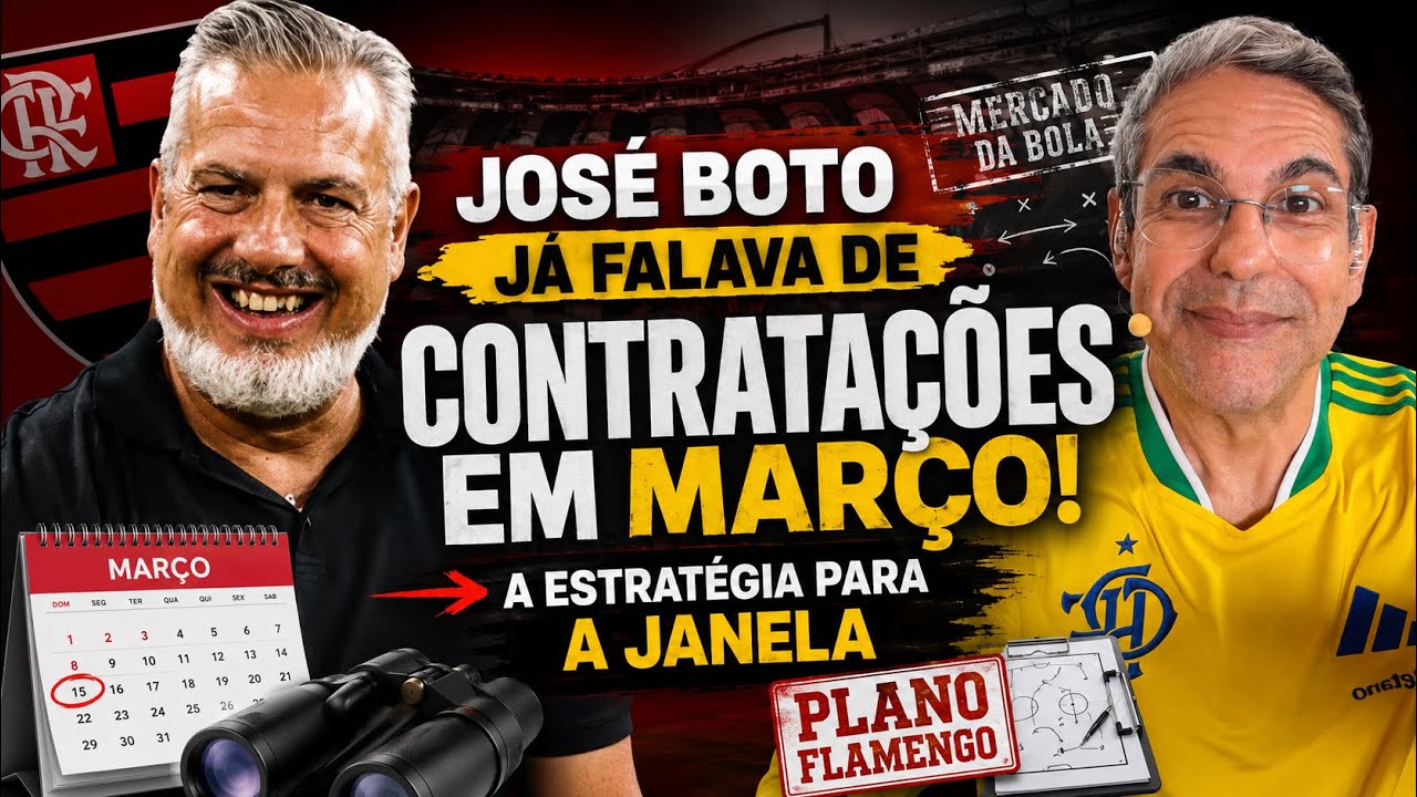 BOTO J&Aacute; DAVA SINAIS! A estrat&eacute;gia para a janela de contrata&ccedil;&otilde;es no MENGOCAST DA FLAMENGO TV 