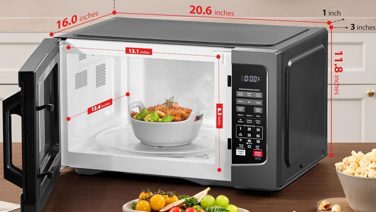 Toshiba Microwave Oven 1.2 Cu Ft ⚡ | Easy & Fast Cooking