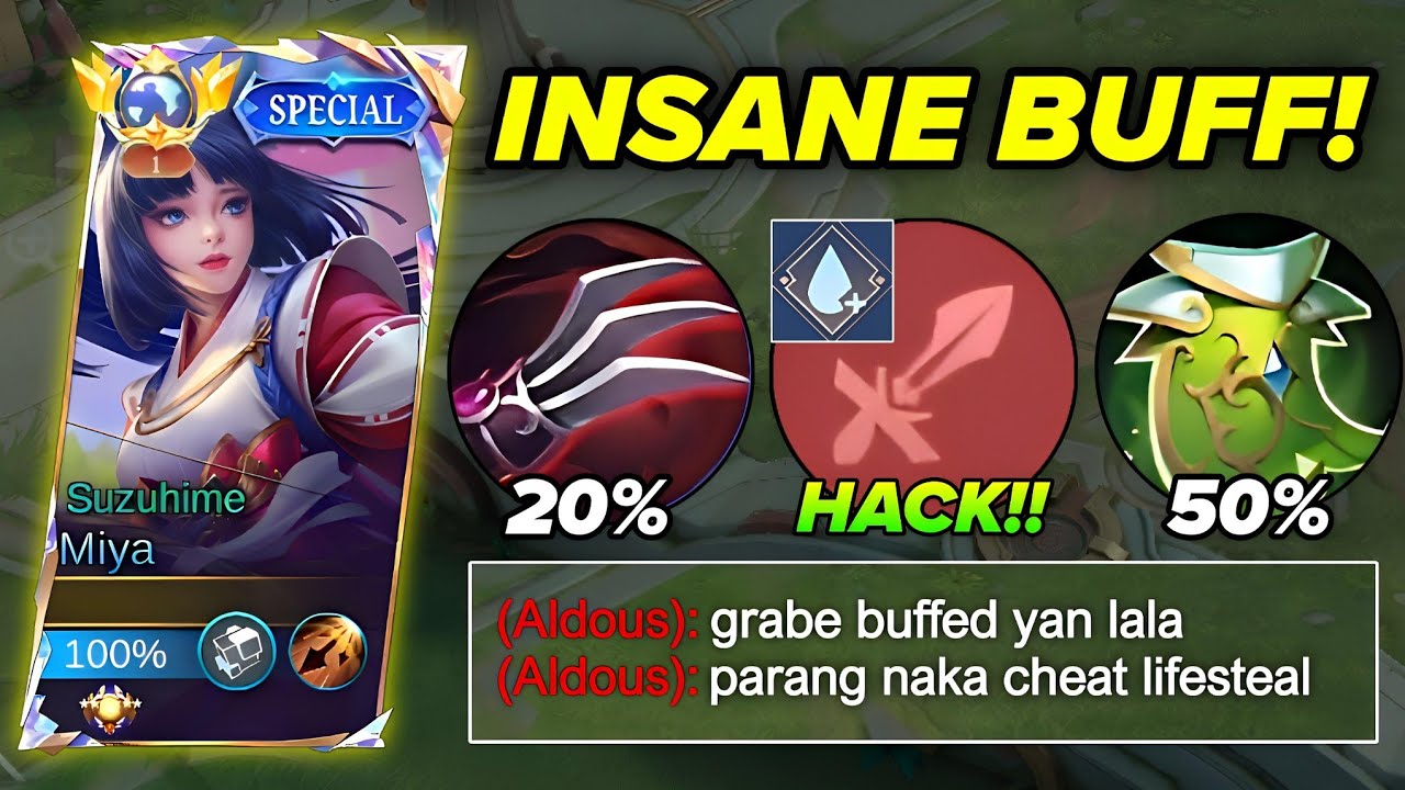 THIS NEW FIGHTER EMBLEM IS TOO MUCH FOR MIYA!🔥 (UNLIMITED LIFESTEAL?💀) MIYA BEST 1 HIT BUILD 2025!