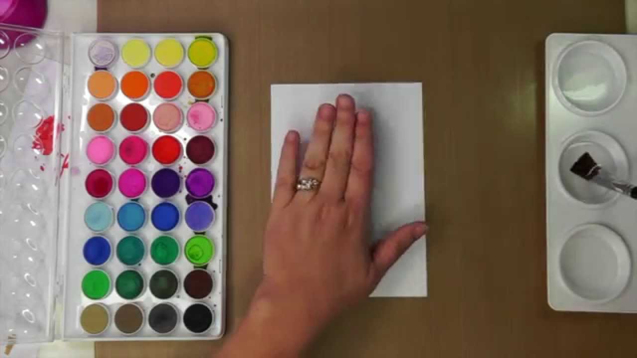 Watercolor Cards | Ombre Technique