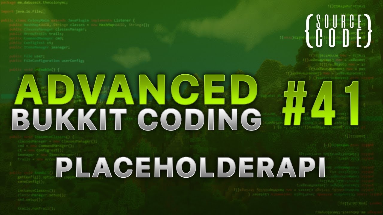 Advanced Bukkit Coding - Using PlaceHolderAPI - Episode 41
