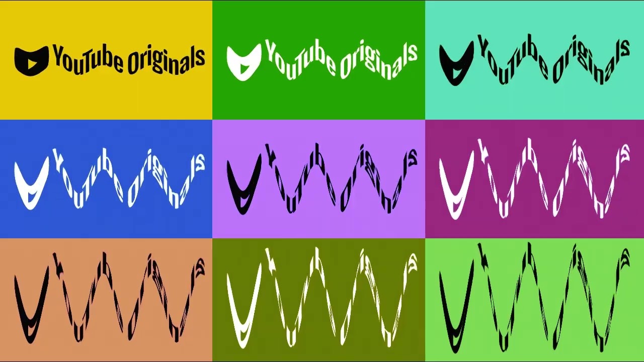 YouTube Originals Falling Words Ident Logo Effects Powers Nineparison (Preview 2 Effects)