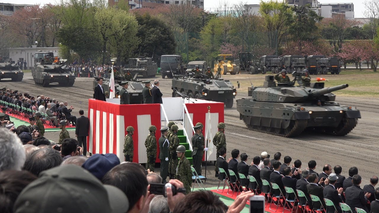 4K 平成26年度 第1師団 練馬駐屯地記念行事 観閲行進 Military parade FDR-AX100