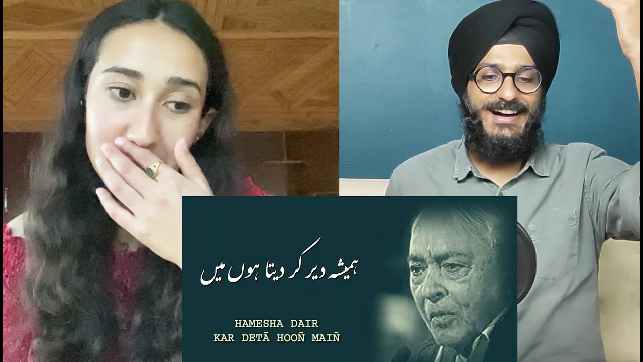 Indian Reaction to Muneer Niazi Sad Urdu Poetry | Hamesha Dair Kar Daita Hoon Main | Raula Pao