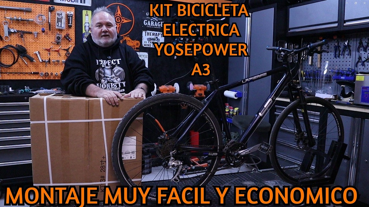 YOSE POWER ELECTRIC BIKE KIT ASSEMBLY: VERY EASY AND ECONOMICAL / GINESSOT