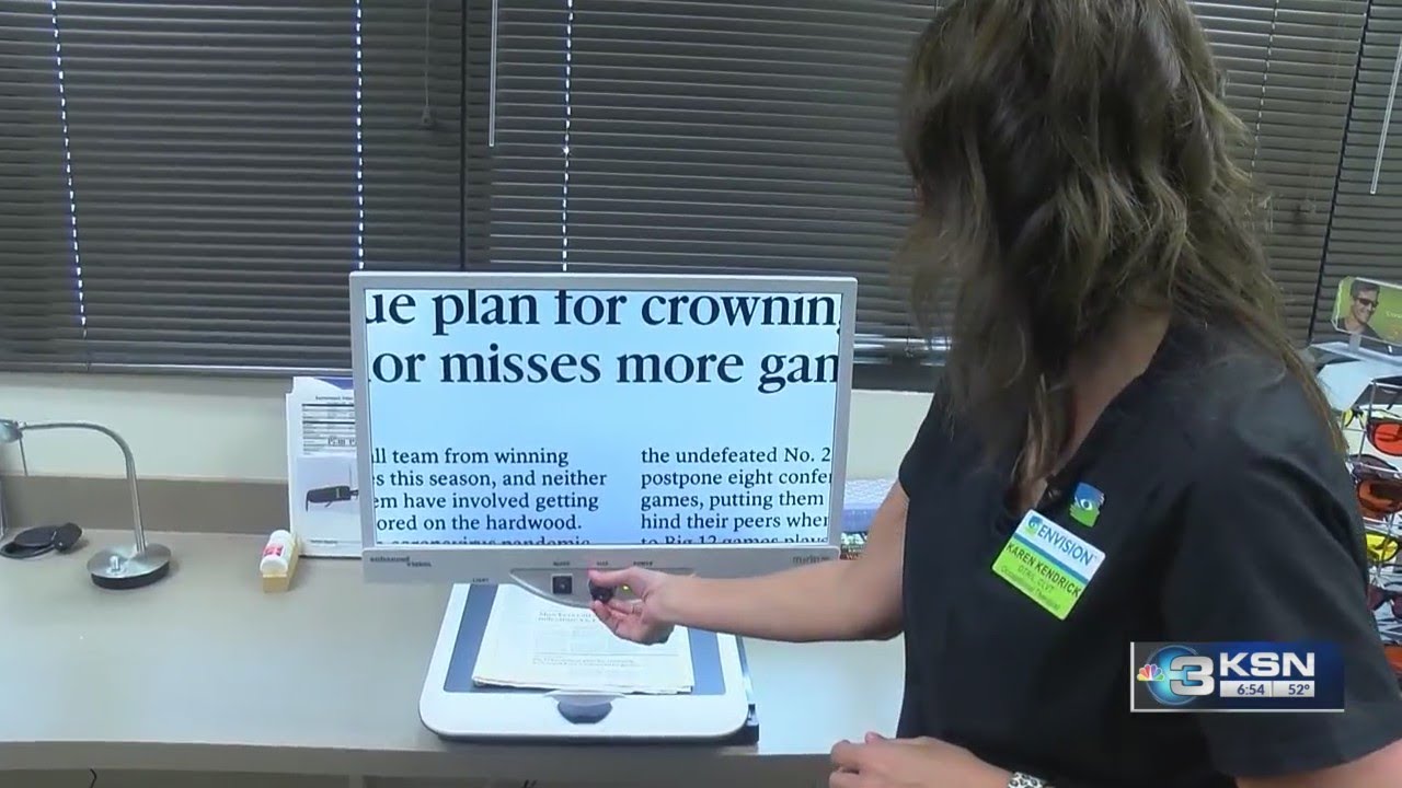 Envision helping blind or visually impaired people keep independence