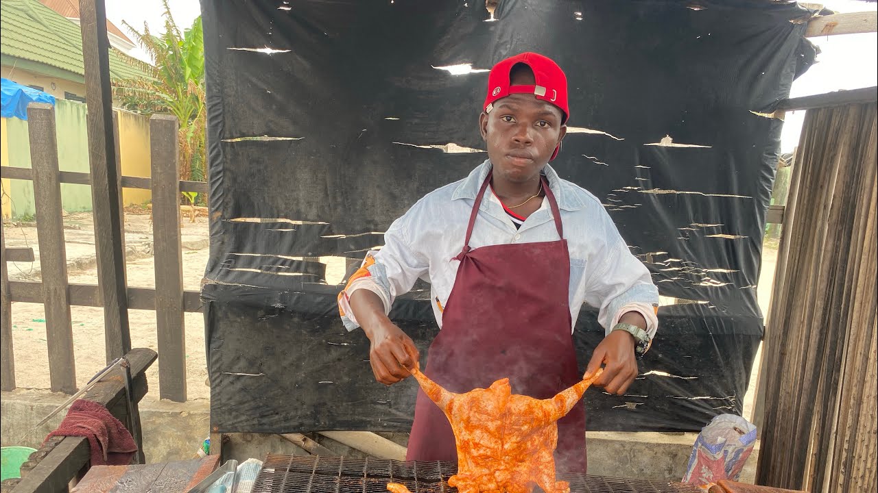Tips on how to grill chicken suya watch till the end #viralvideo #chicken #chickenrecipe #trend