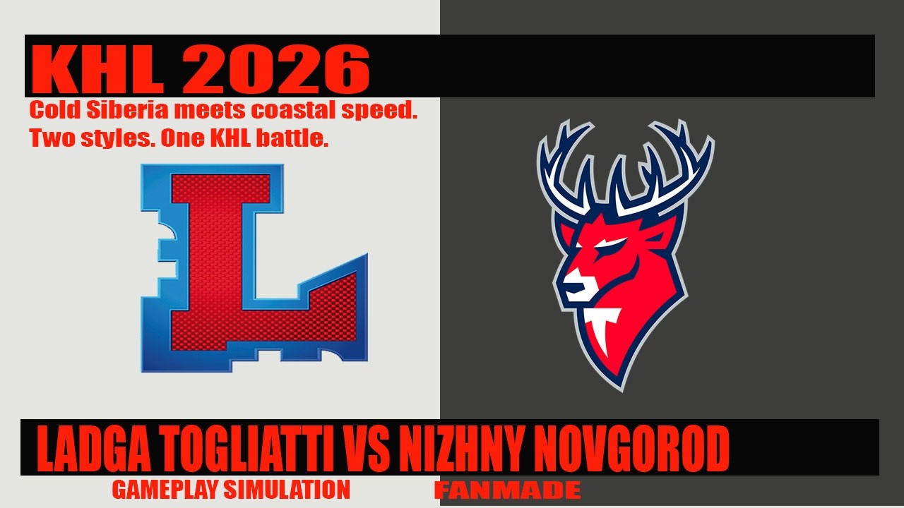 Lada Togliatti vs Torpedo Nizhny Novgorod | KHL 2026 | Gameplay Simulation
