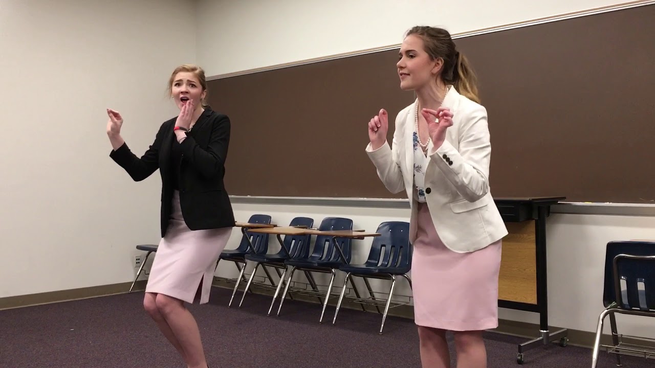 Marta Dropping & Trinity Klomparens Duo Interp of “The Book of Awesome” Stoa NITOC 2018