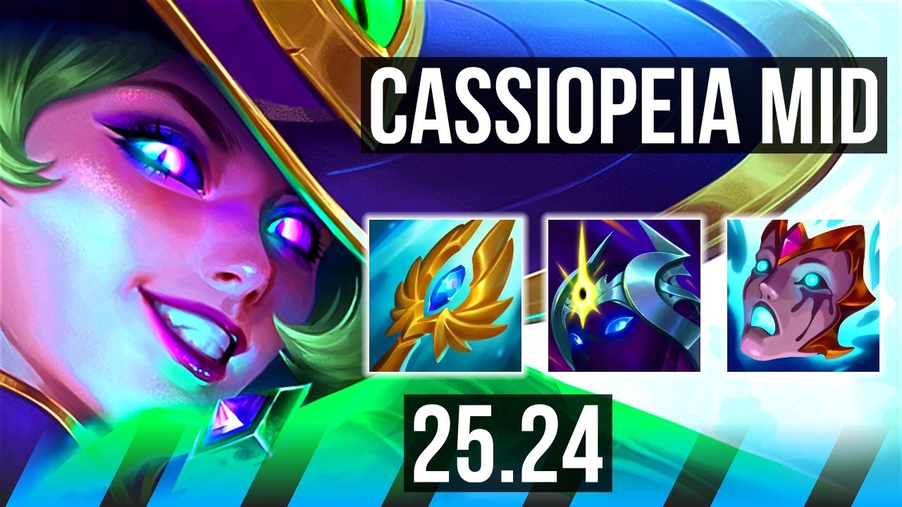 CASSIOPEIA vs AHRI (MID) | KR Master | 25.24