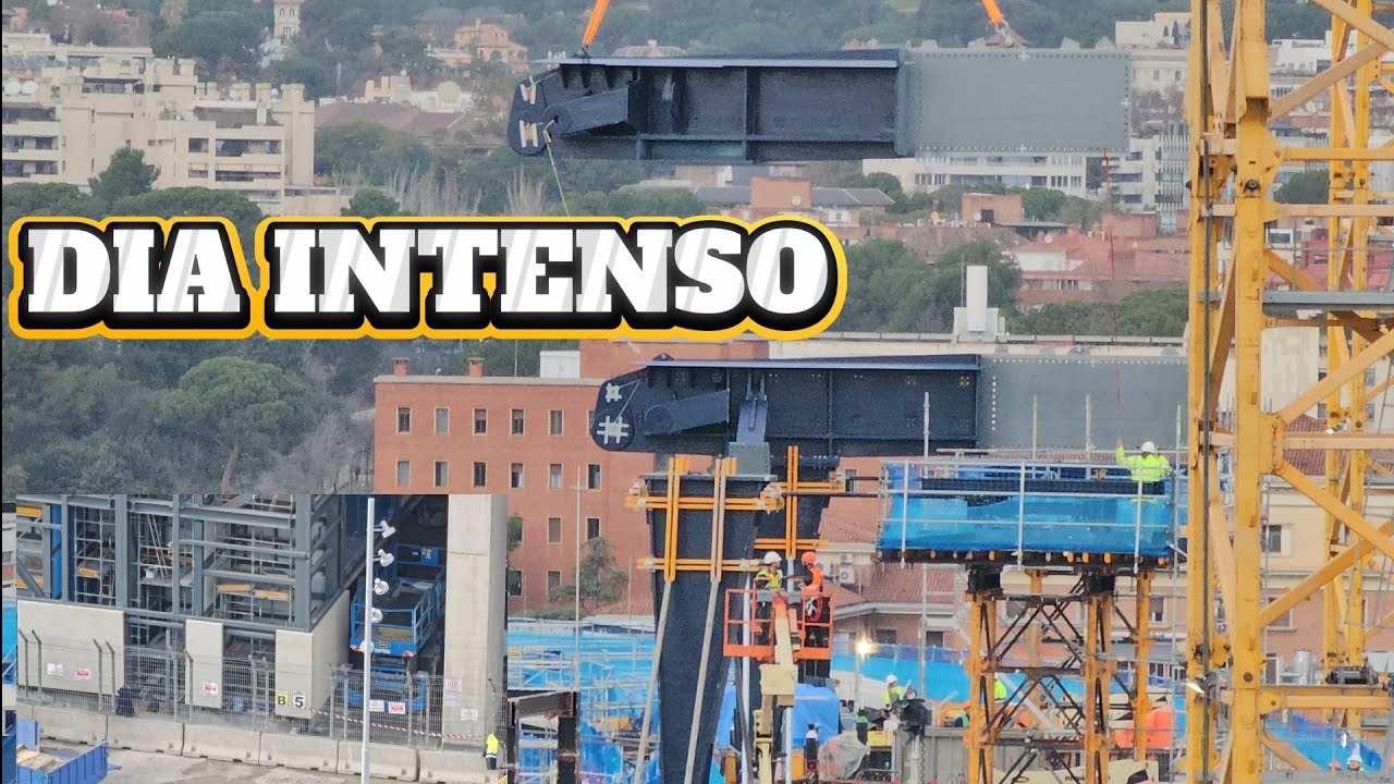TENSIÓN MÁXIMA EN EL CAMP NOU 😱. Obras en el Camp Nou.