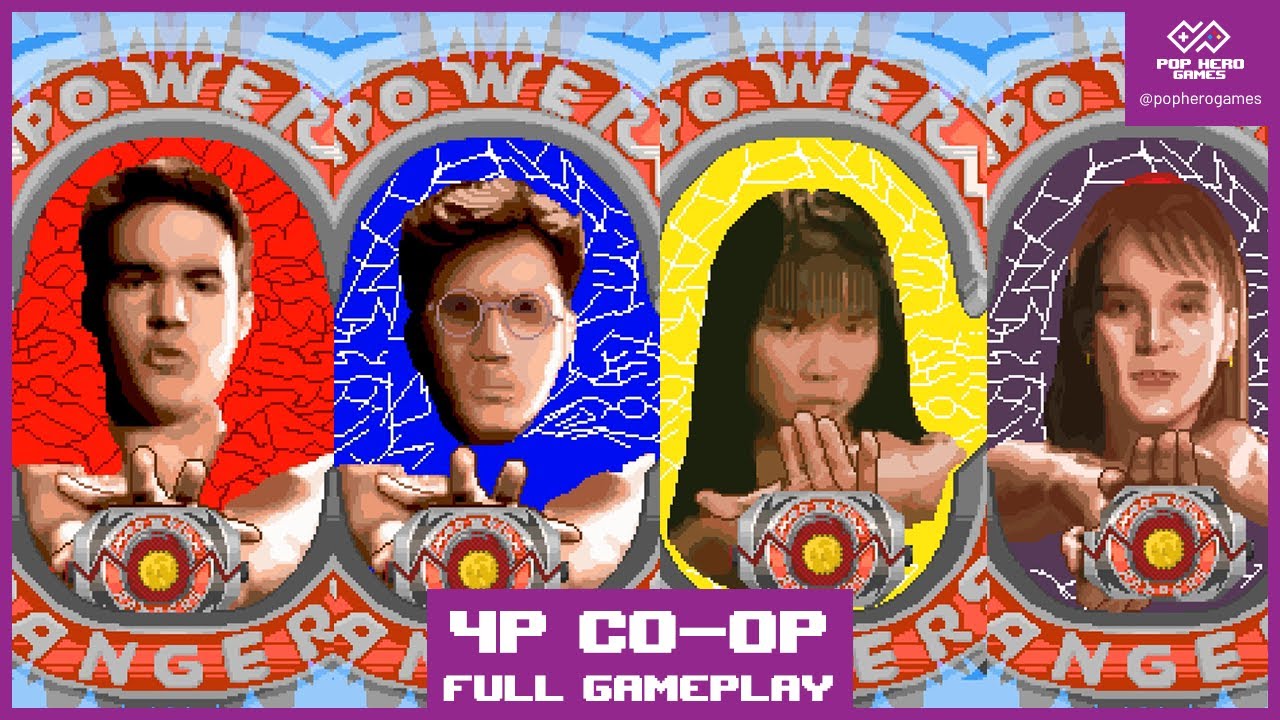 Online 4P Co-Op Power Rangers It's Morphing Time - OpenBOR