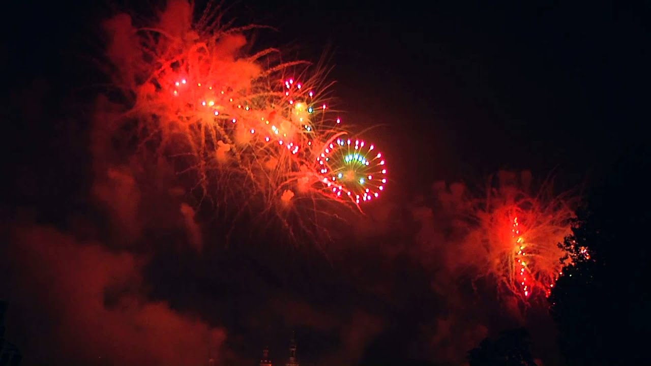 Dresdner Stadtfest: Feuerwerk in kompletter Länge (2015)
