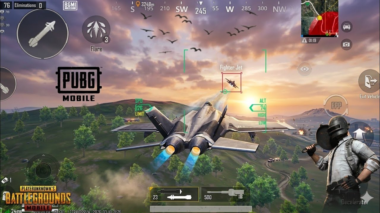 INSANE Jet vs Jet Dogfight in BGMI Payload Mode 🔥 | Crazy Air Battle Highlights