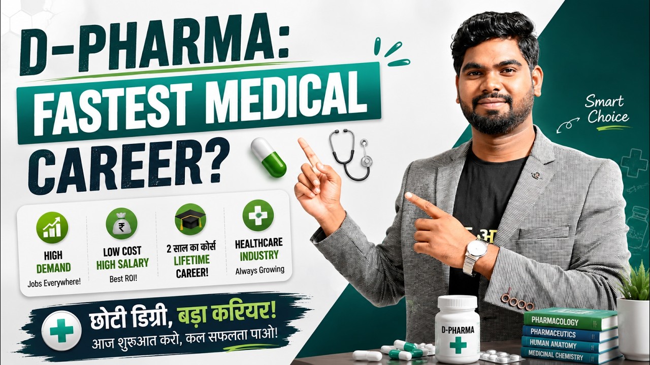 D-Pharma Course Full Details in Hindi: Admission, Fees, Scope & Salary 🎓