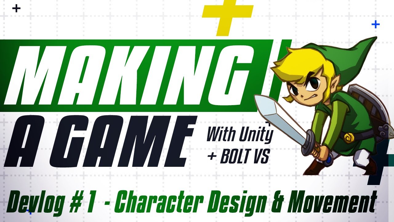 Making A Game with Unity + Bolt Visual Scripting:  Devlog # 1 - Character Design & Movement