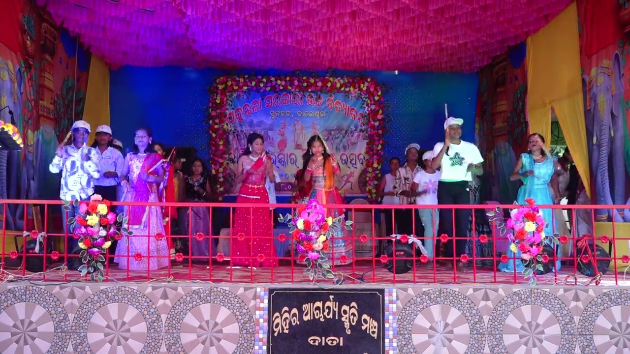 Dance by class sixth Girls#annualfunction