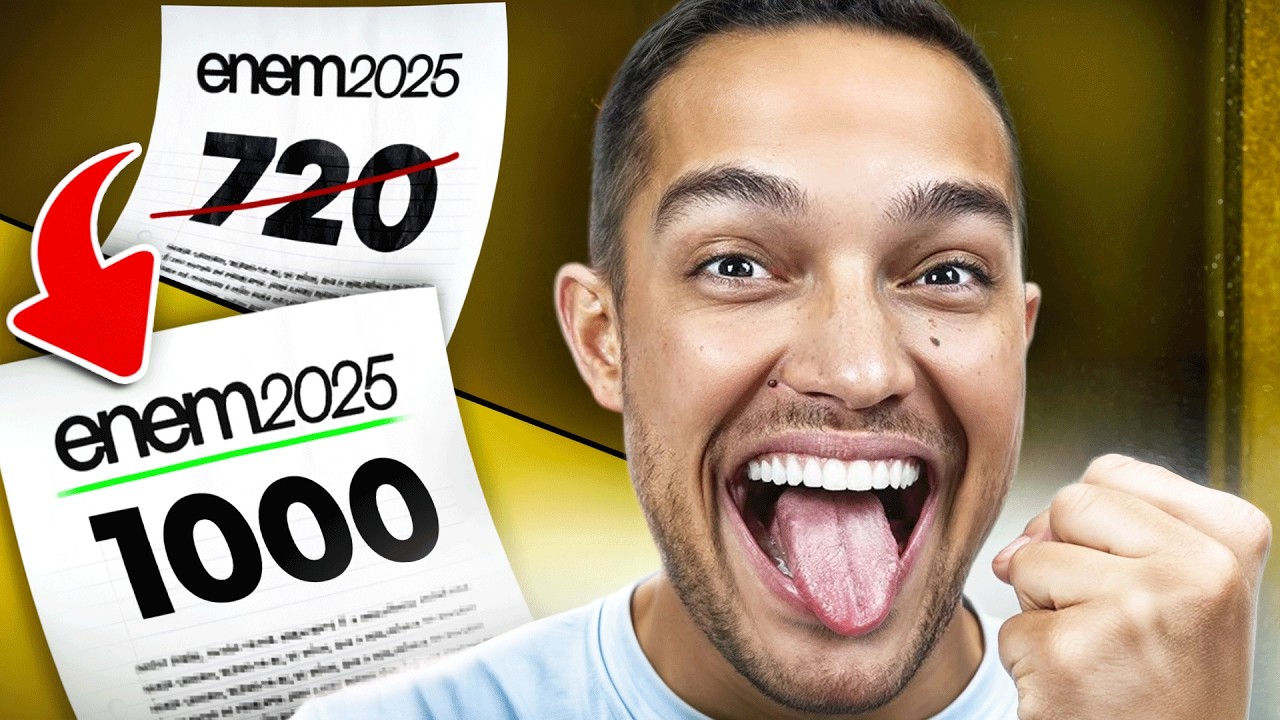 A melhor aula da Redação Nota 1000 do Youtube | ENEM 2025