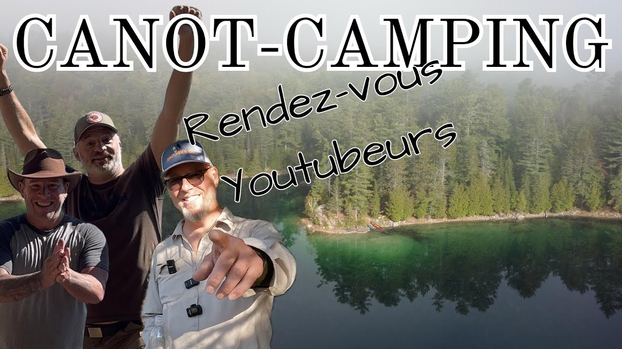 CANOT-CAMPING DANS L' EAU TURQUOISE AU QUÉBEC!!
