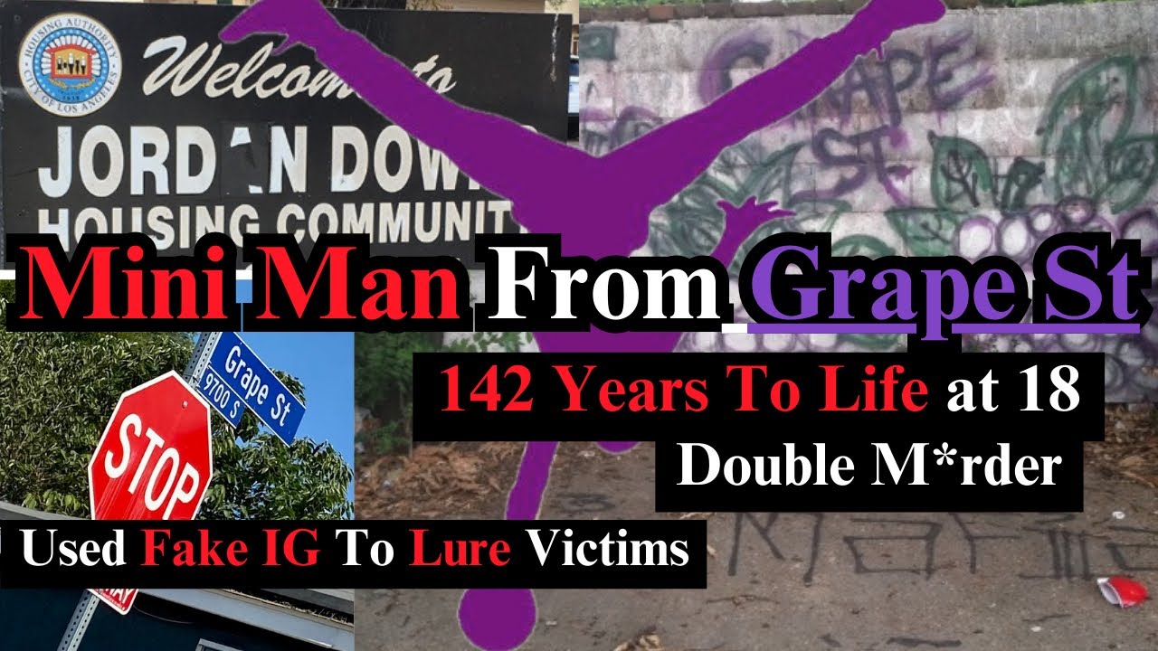Mini Man From Grape St Gets 142 Years To Life at 18 After Double M*rder, Used Fake IG To Lure Victim