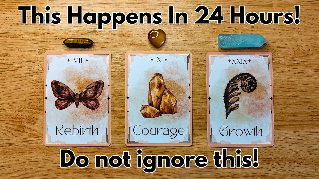 YOU WILL RECEIVE THIS IN 24 HOURS  DO NOT IGNORE THIS Pick A Card  Timeless Tarot Reading