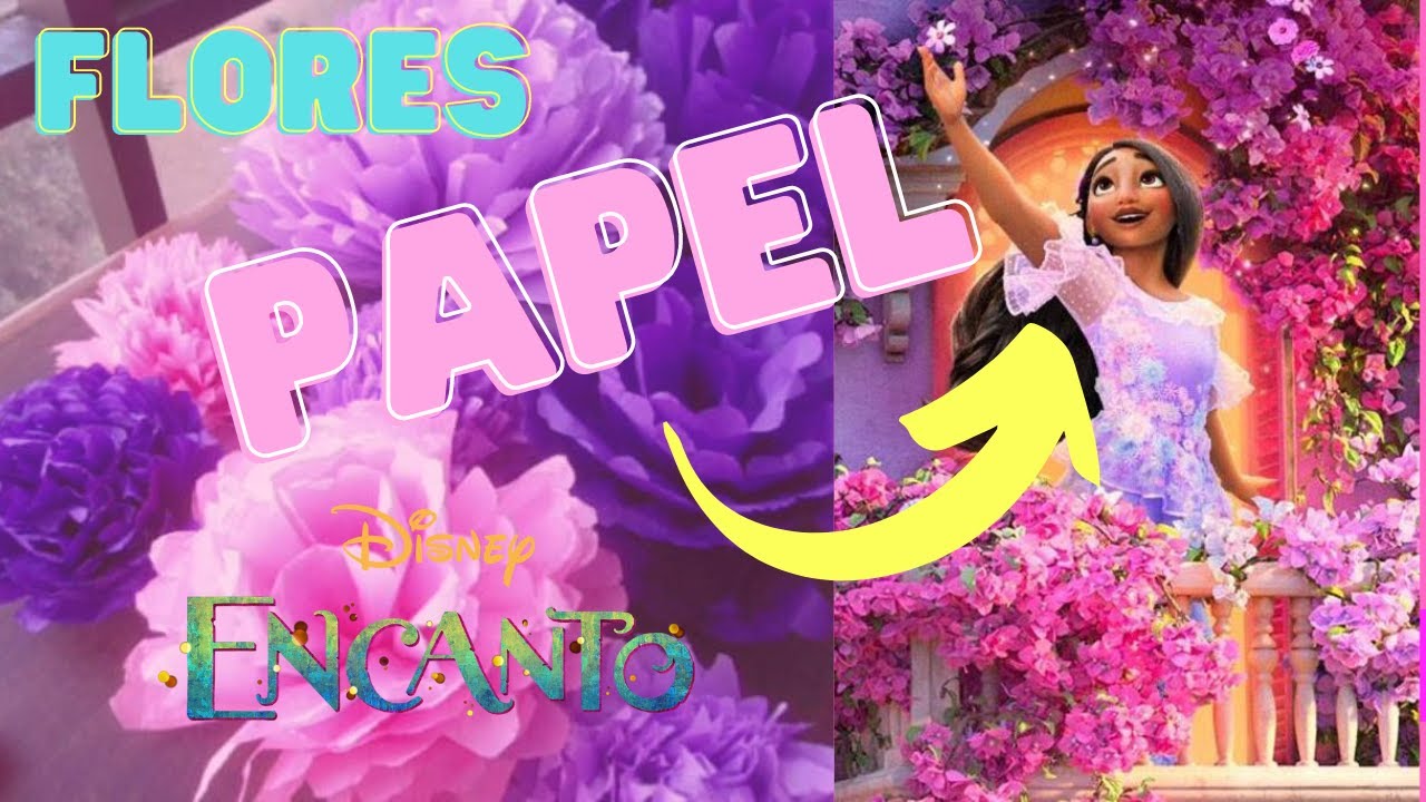 FLORES DE PAPEL 🌸para fiesta temática de 