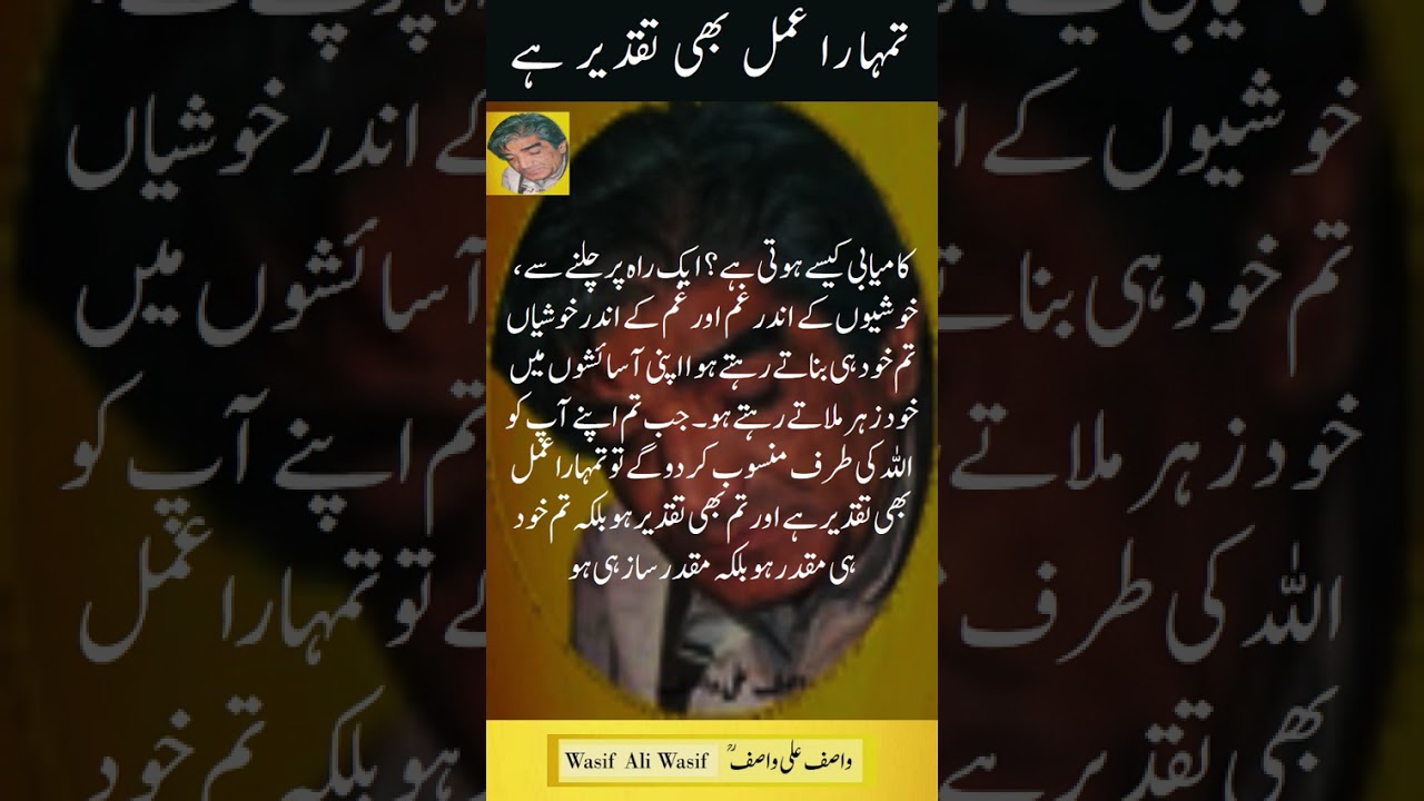 Top Quotes Series Hazrat Wasif Ali Wasif 4/1000 #wasifaliwasif #islamicquotes #aqwal #tasawuff